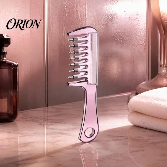 Detangling Massage Scalp Brush Hair Oil Applicator Comb, with Injecting Tube & Brush, Refillable Professional Care Comb Applicator, Leak Proof