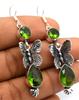 Peridot Gemstone Ethnic Handmade Drop Dengle Earring Jewelry ER 321