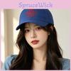 Casual Cotton Embroidered Baseball Cap With Sun Protection For Spring And Summer Wear