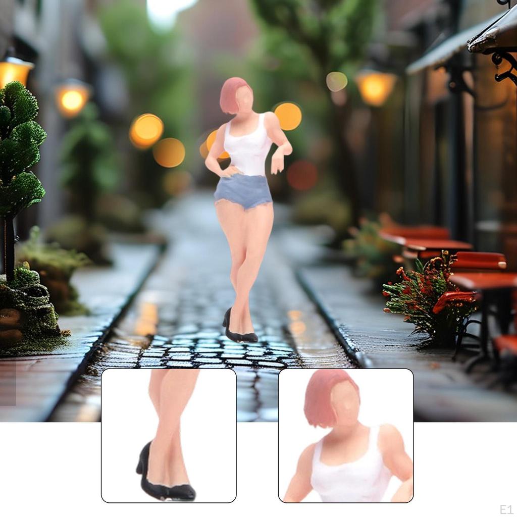 1/64 Figure Resin Figures DIY Layout Scenery Accs Handpainted Tiny People Dollhouse Decor Miniature