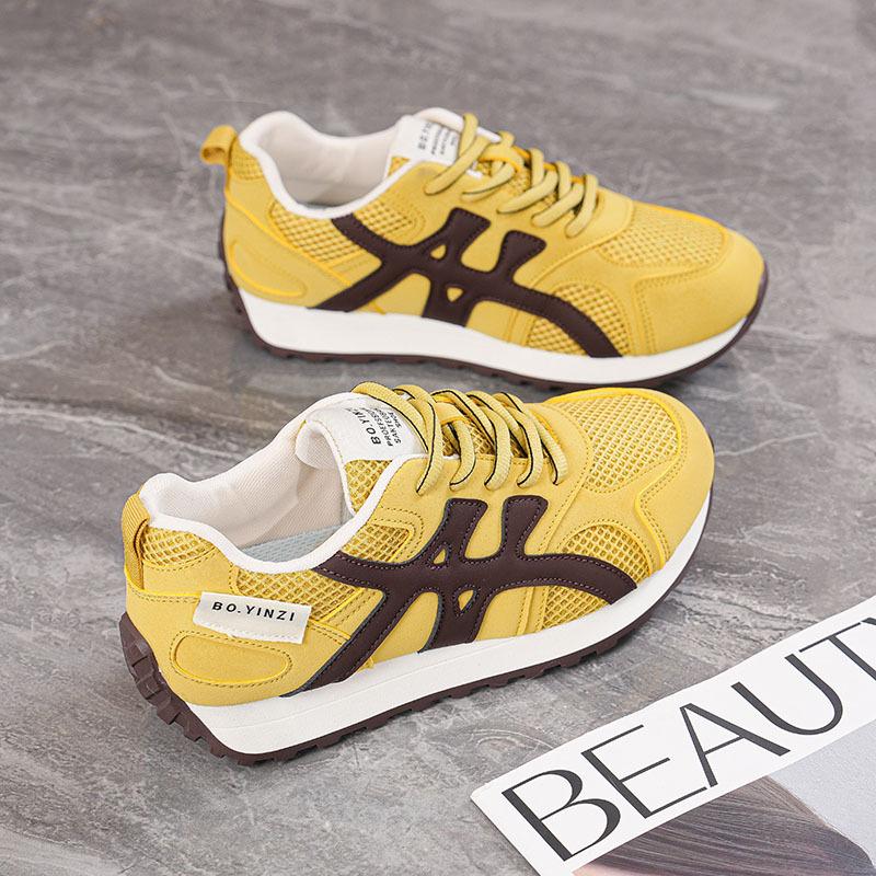 Spring new ins trendy mesh breathable shoes student street shooting sports leisure running shoes K