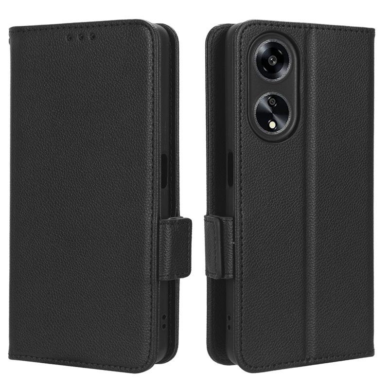 Compatible with OPPO A98, F23, A1 5G Leather Case with Card Slot and Flip Wallet Design
