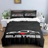 3D Print Mustang Car Logo Bedding Set Boys Girls Twin Queen King Size Duvet Cover Pillowcase Bed Boys Adult Home Textileextile