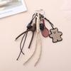 Little Bear Pendant Cute Woven Rope Tennis Racket DIY Accessories Bag Hanging Piece Gift A235 Bag Charm