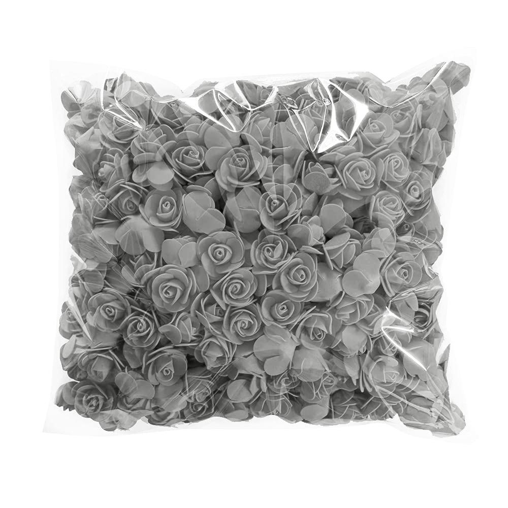 50pcs/Pack 3cm Foam Rose Heads Artificial Flower Teddy Bear Rose For Wedding Birthday Party Home Decor DIY Valentines Gifts