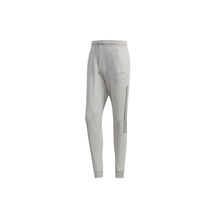 adidas neo Stripe Casual Bundle Feet Sports Long Pants Gray Men s FK9931 L