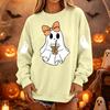 Women's Pullover Sweatshirt, Casual Long Sleeve Neck Loose Fit Color Top