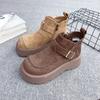 2025 autumn and winter new women's shoes comfortable platform versatile Martin boots casual short boots women's trend versatile women's boots