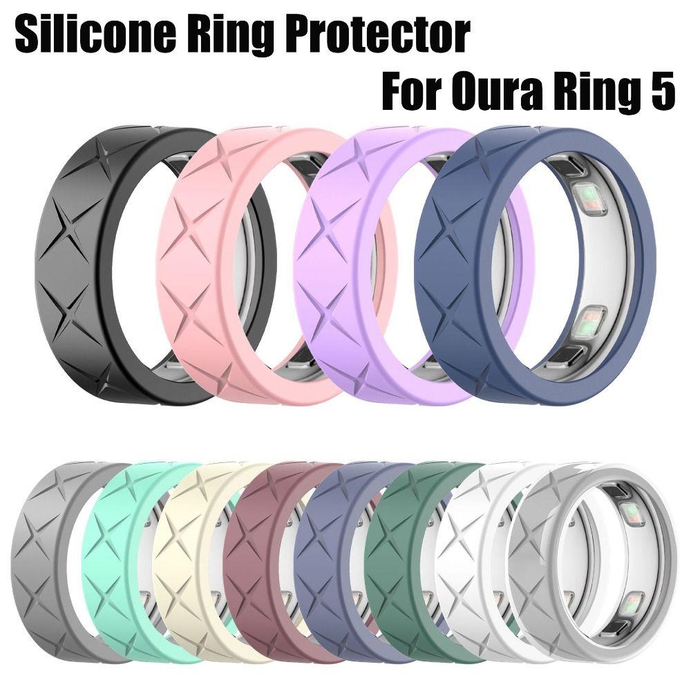Elastic Ring Cover Silicone Ring Protector for Oura Ring 5 Smart Ring Accessories
