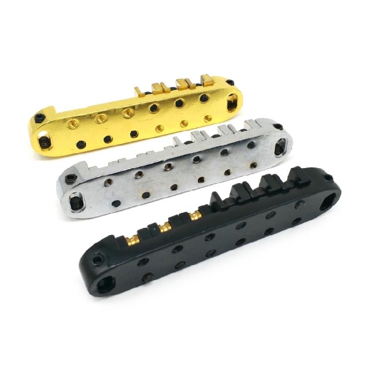 Guitar Tune O-Matic Roller Saddle Bridge with Wrench Set Replacement Parts