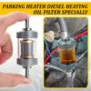 Universal Air Diesel Heater Fuel Oil Water Filter Separator Part Metal for Webasto Truck RV Motorhome Car Airtornic Heaters