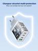 Aioneus USB C Charger, 40W 4 Port USB Plug Fast Charger iPhone, Multi Sector PD QC 3.1A Type C Adapter for iPhone   Mini SE, iPad, Samsung Galaxy