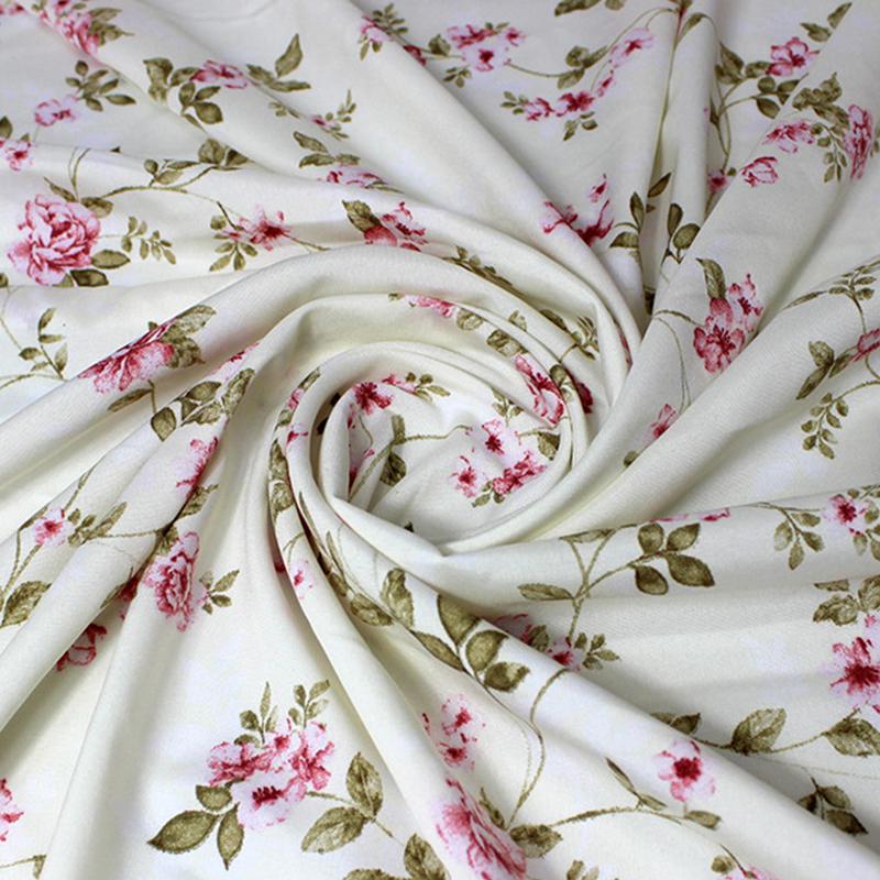100x150cm Vintage Small Floral Print  Fabric Pastoral Style Thin Chiffon Polyester Sewing Dress Shirt Pajamas Handmade Crafts