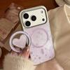Purple Galaxy for Apple 17promax phone case 15 magnetic suction bracket iphone16 gilt premium 14 hard