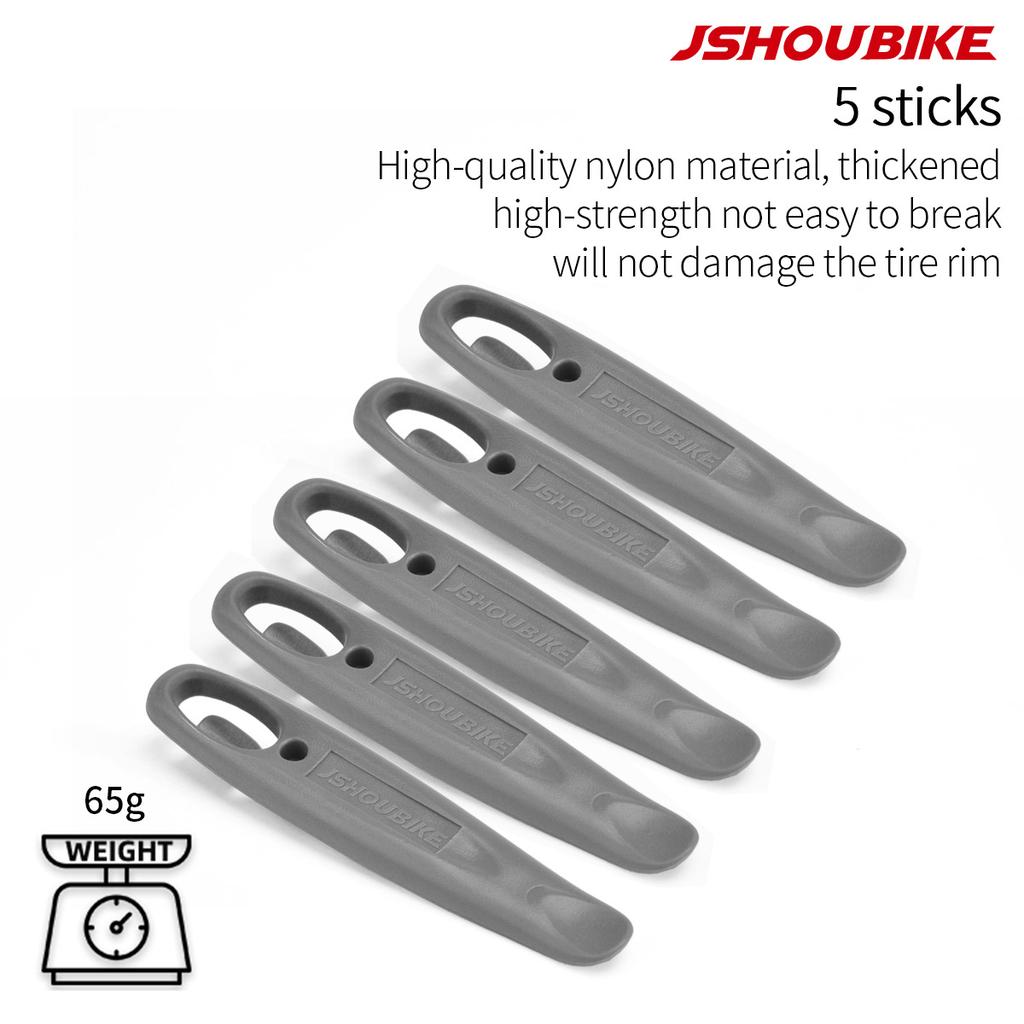 JSHOUBIKE Bicycle Tyre nylon Tire Lever Ultralight Wheel Repair Tool MTB Mountain Bike Road Tire Spoon Cycling Brake Accessories