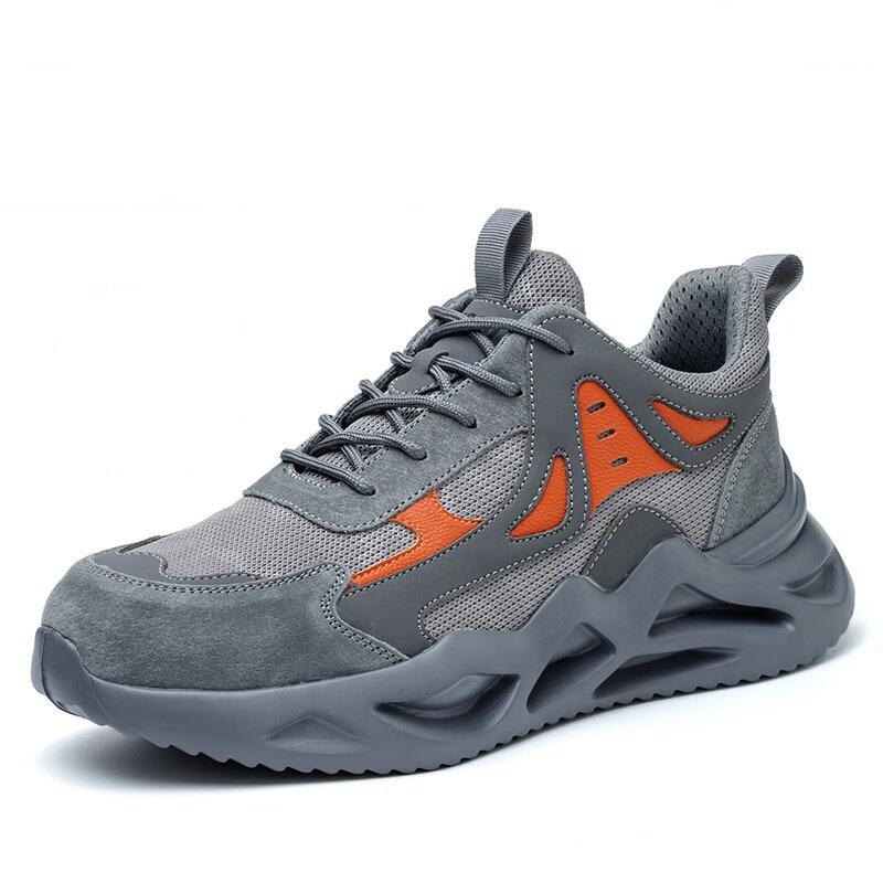 Men Work Safety Shoes Women Lightweight Anti-smash Anti-puncture Work Sneakers Indestructible Protective Safety Boots