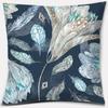 Flower and Bird Printing Series Pattern Pillowcase Square Pillowcase Home Office Decoration Pillowcase
