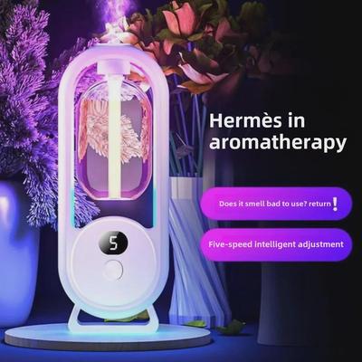 Humidificador y ambientador automático de aromaterapia: máquina desodorante y fragancia de larga duración para habitaciones y baños