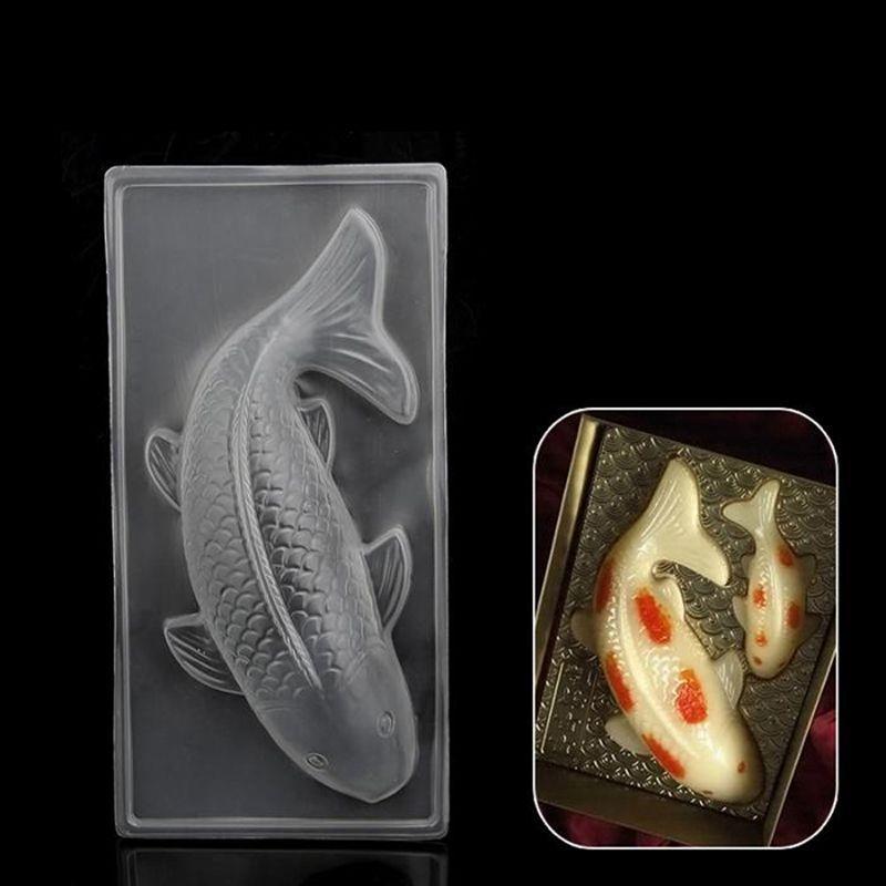 3D Koi Fisch Geleeform Handgemacht Sugarcraft Fondant DIY Backwerkzeuge Form Schokolade Küche