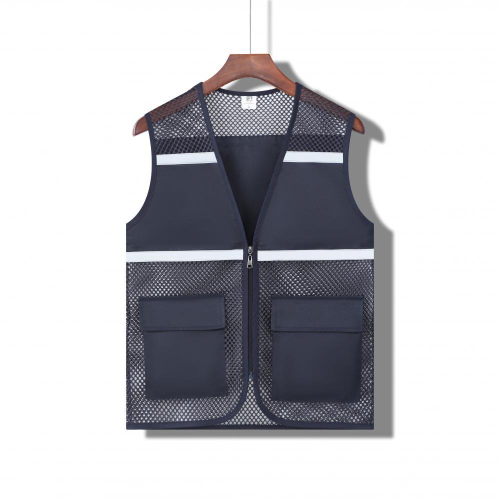 Custom Mesh Breathable Volunteer Vest with Logo for Events and Workwear
