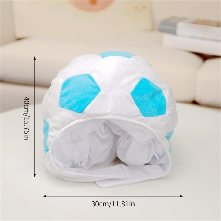 Soccer Themed Headgear Cap Comfortable Cotton Football Headpiece Washable For Adults Kids Sports Event Family Gathering