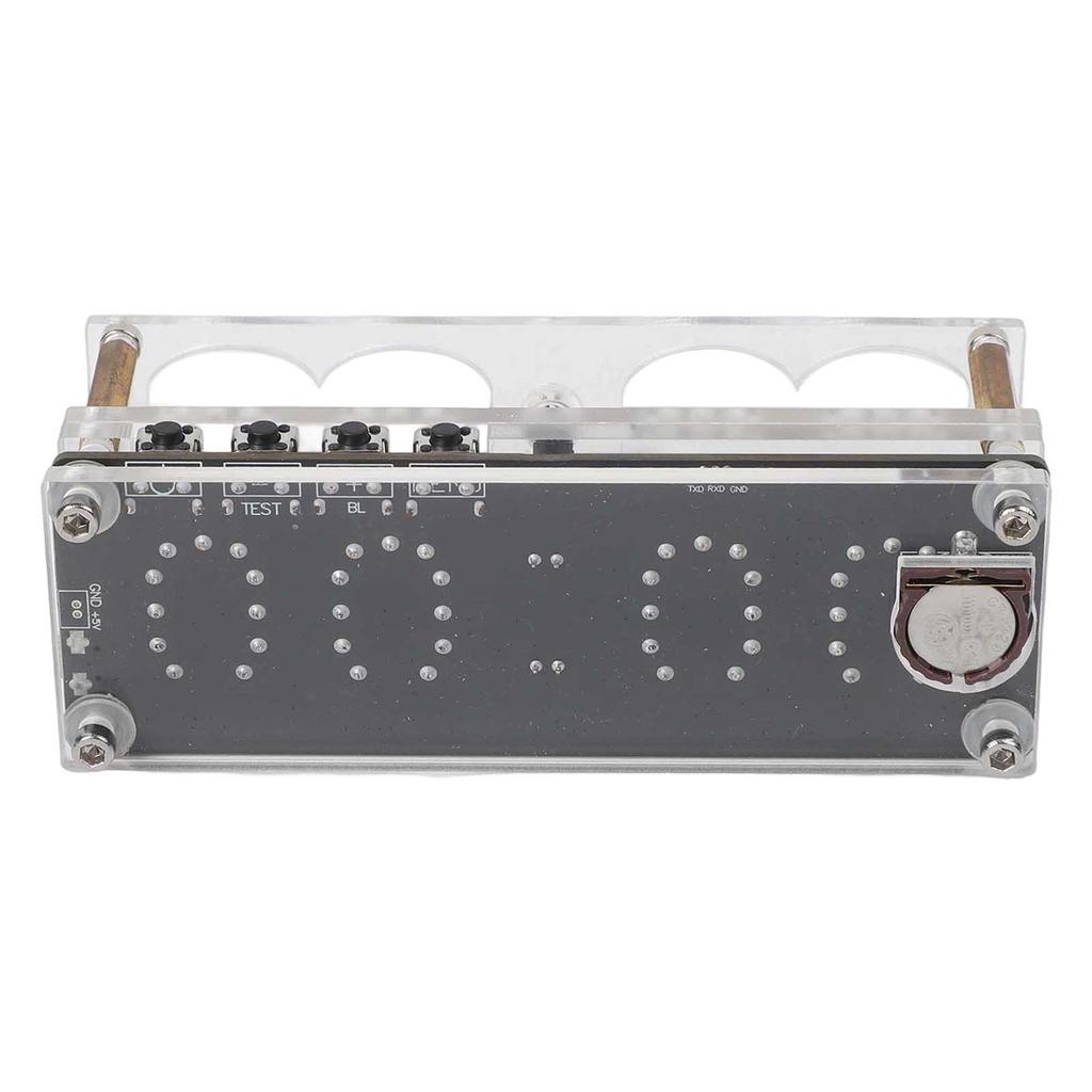 LED Nixie Clock IN12 Retro Glow Tube Clock with Energy Efficient Features and Innovative USB Power Functionality