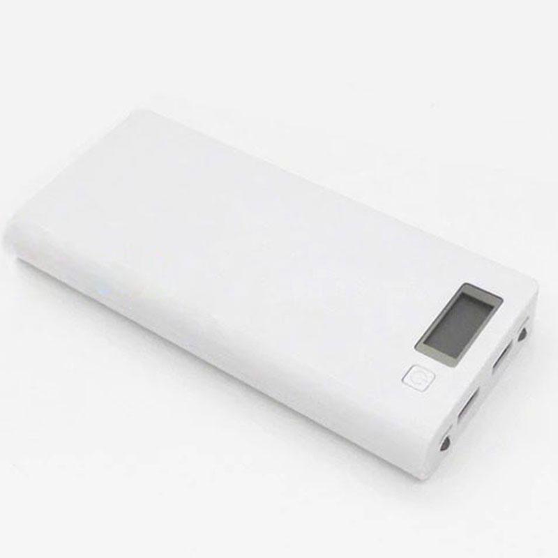 Portable External Dual USB Power Bank Box DIY 8-Slot 18650 Battery Case