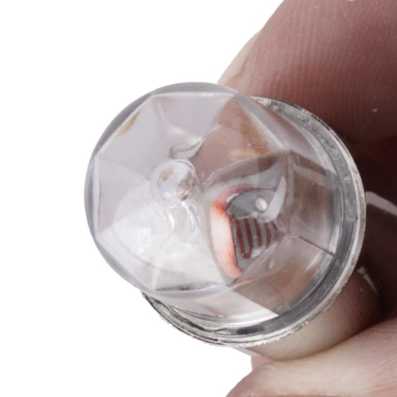 4pcs White Car Motorcycle Bicycle Wheel Tire Tyre Air Valve Stem Light Cap Cover Accessories Universal
