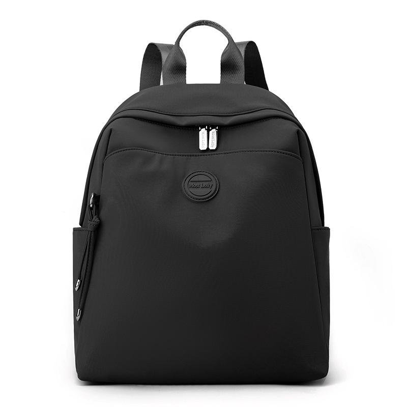 Schoolbag New Backpack Women's Oxford Cloth Anti-splashing Travel Backpack Premium Sense Large Capacity Fashion Lightweight Commuter Backpack