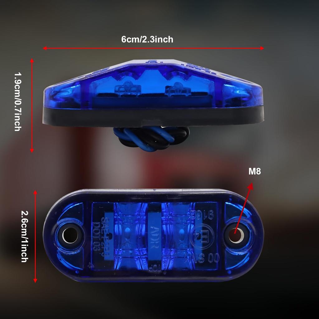 Ygmylandbb Marker Lamp Truck Supplies LED Side Marker 2 LED