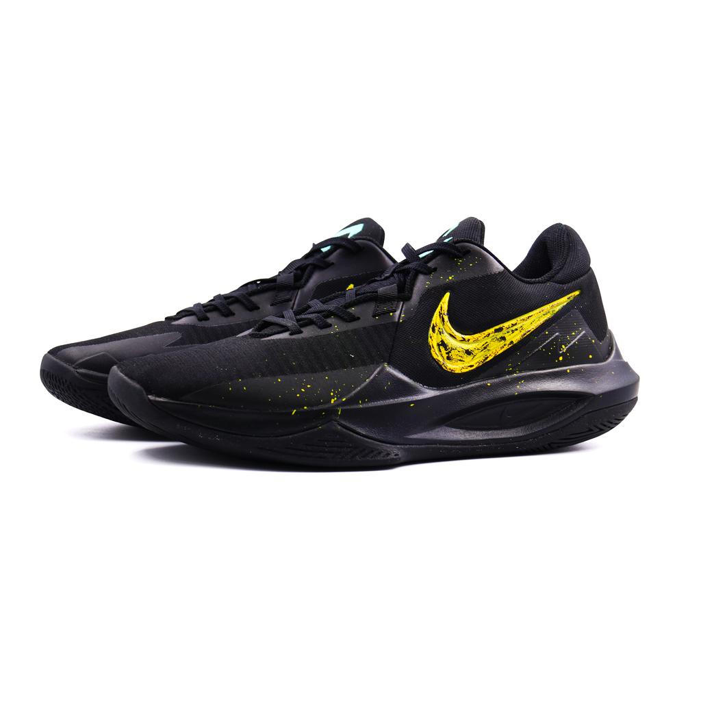 Nike Precision 6 Starfall Black Armor, Baby's Breath Fabric Low top Basketball Shoes Men's Black IO7605-040(Team620-)