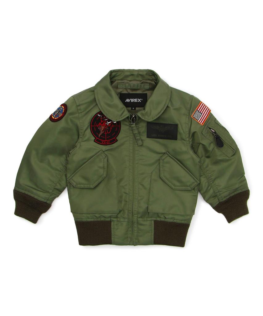AVIREX KID'S CWU 36P VX-31 M 401 sage 783-0252052