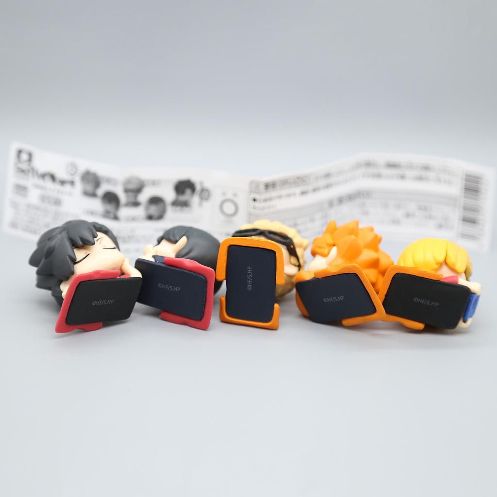 5Pcs/Set Anime Haikyuu Mini Sleeping Figure Hinata Shoyo Tobio Kageyama Ornaments  Model Toys Gift