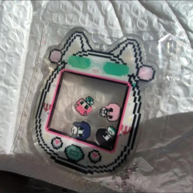 The Disastrous Life of Saiki K Anime Kawaii Saiki Kusuo Pixel Style Acrylic Keychain Bag Pendant Decoration Accessories Gifts