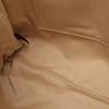 Used Chloe WOODY Medium Tote Tote Bag canvas leather Beige Brown Used Women