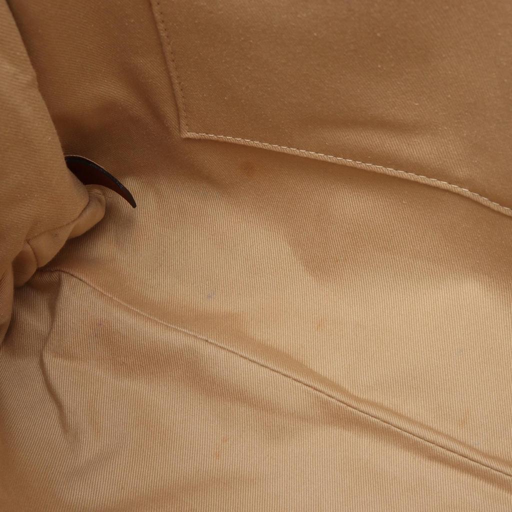 Used Chloe WOODY Medium Tote Tote Bag canvas leather Beige Brown Used Women