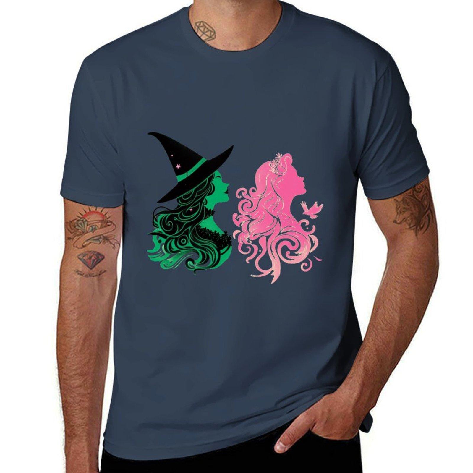 Elphaba & Glinda Wicked the Musical Defying Gravity T-Shirt Cool Dry PerforUnisexce T-Shirt S