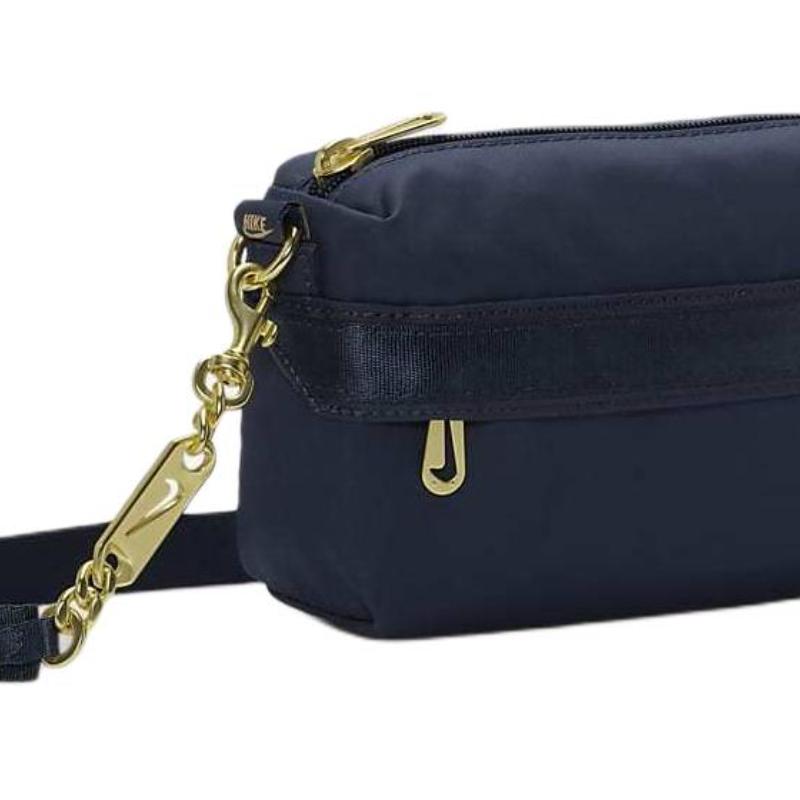 Nike Fabric Shoulder Bag Women's Lightning Blue/Lightning Blue/Sesame Brown Casual CW9304-437