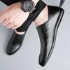 Herren Lederschuhe atmungsaktiv desodorierend Freizeitschuhe weiche Sohle weiche Oberfläche faule Fahrerschuhe