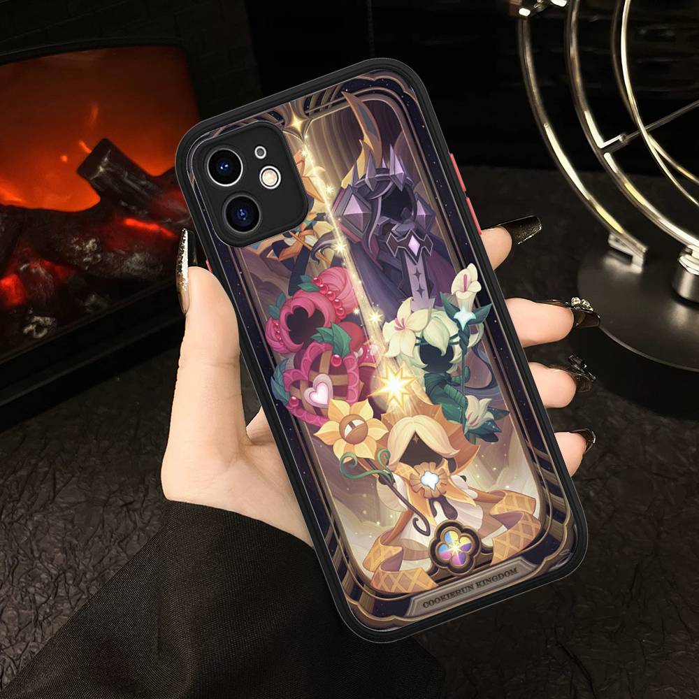 Mobile Game C-Cookie Run Kingdom Phone Case For IPhone 16 15 14 13 12 11 Pro Max 7 8 6 6s Plus Matte Cover
