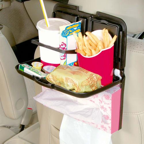 SEIWA Car Interior Supplies Rear Table Rear Seat Tray Black W877