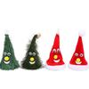 6-Inch Light-Up Shaking Santa Hat with Bell - Electric Christmas Tree Toy