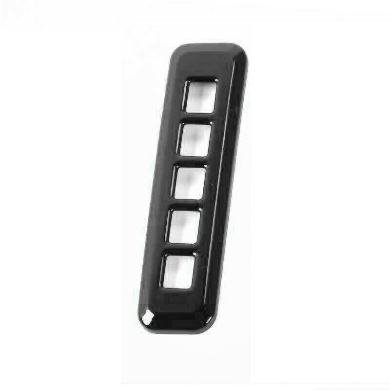 Exterior Door Password Lock Cover Trim 1* For Ford F-150 2015-2020 Bright Black
