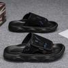 Fashion Beach Summer Shoes High Quality Cool Slippers For Men New Trendy Soft Sole Anti Slip EVA Fashionable Wearing Slippers