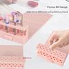 Practical Silicone Nail Drill Bit Storage Solution Compact And Stylish Nail Bit Holder For Efficient Tool Management