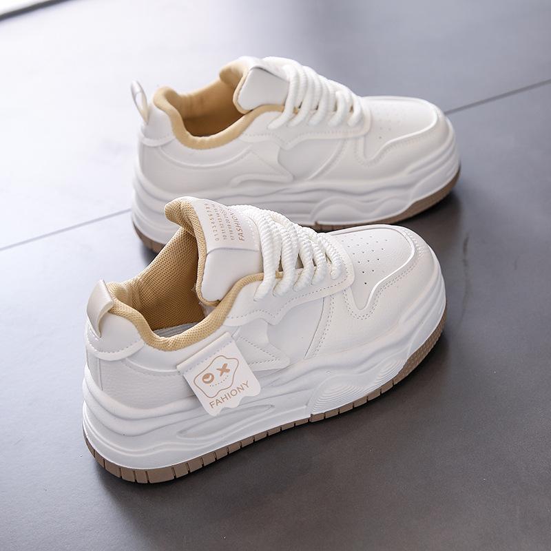 

2025 little white shoes children s autumn new Korean version ins female students leisure sports versatile board shoes street shot ZS263 35