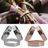 Fashion Rose Gold Plated Trio Scarf Ring Silk Scarf Buckle Clip Slide Jewelry