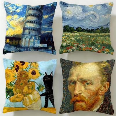 Federa Classica Vincent van Gogh Morbida e Facile da Lavare – Versatile per Divano, Letto, Viaggio e Ufficio