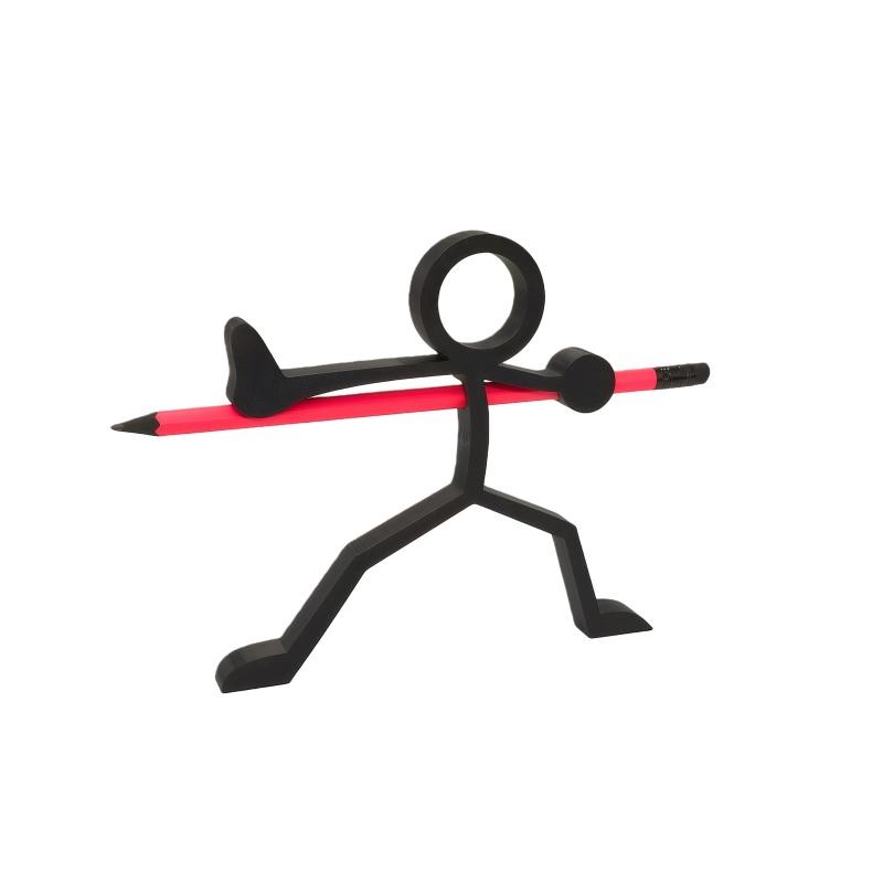 

3D-печатные держатели для карандашей в виде человечков, включая подставки для ручек, контейнеры для ручек, настольные украшения, канцелярские принадлежности, настольные скульптуры, подарки