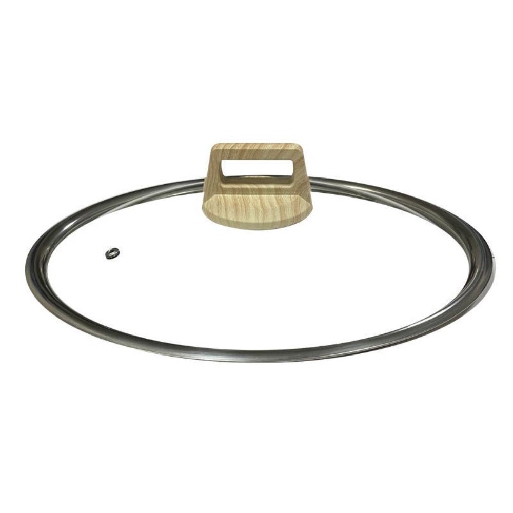 Anti-scald Pan Lid Grips Temperature Resistant Pot Lid Knob Wood Grain Pot Cover Handle  Stew Pot